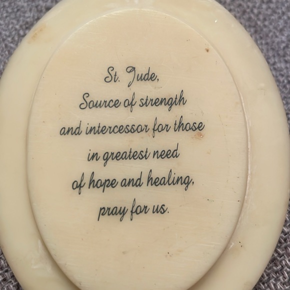 St. Jude Trinket Resin Box Keepsake Box Religious - Picture 6 of 12